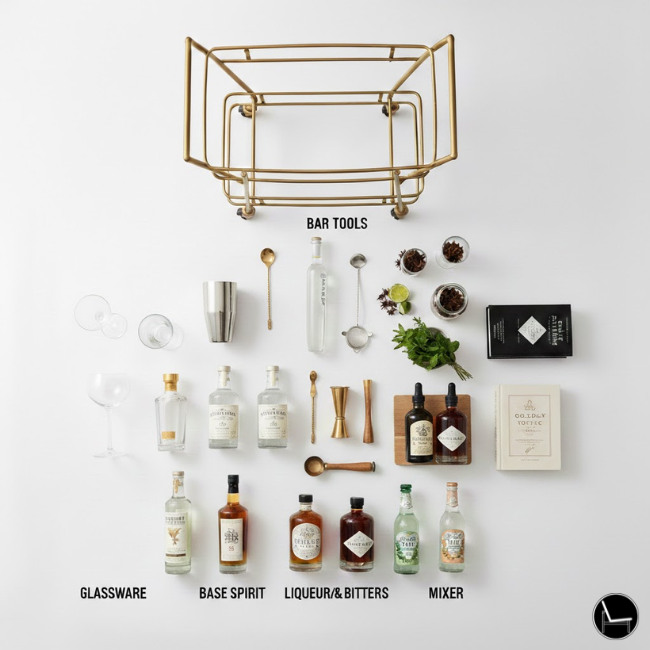 bar cart essentials you need to fill up your bar cart