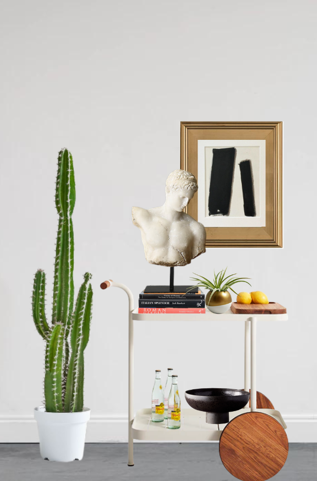 Modern Minimal bar cart