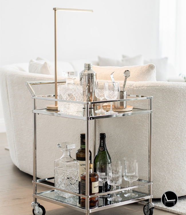 Chic modern bar cart decor ideas