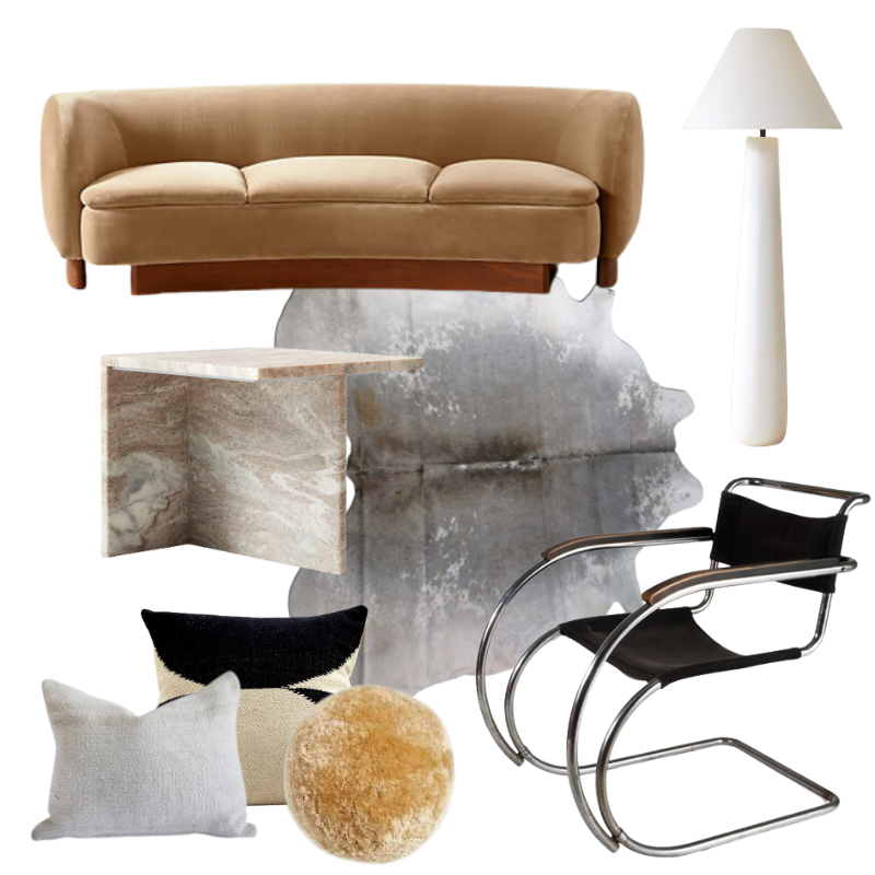 a mood board to sow to to create a decorating plan with finding personal style