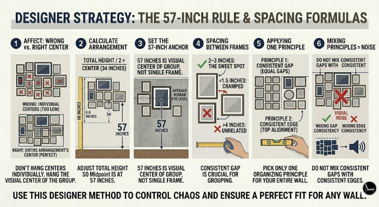 No-Fail Formula to Hang a Gallery Wall - the decorholic
