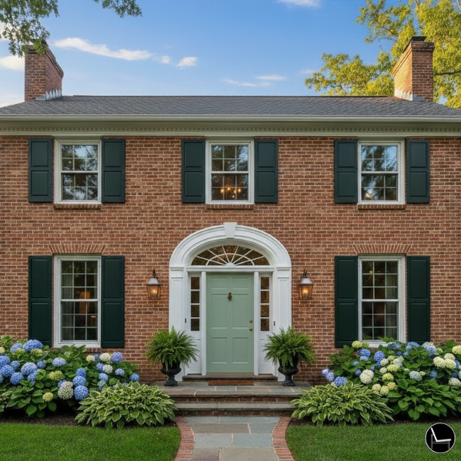 how to pick a sage green front door color