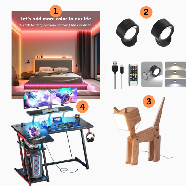 Hypebeast-bedroom-decoration-lighting-essentials