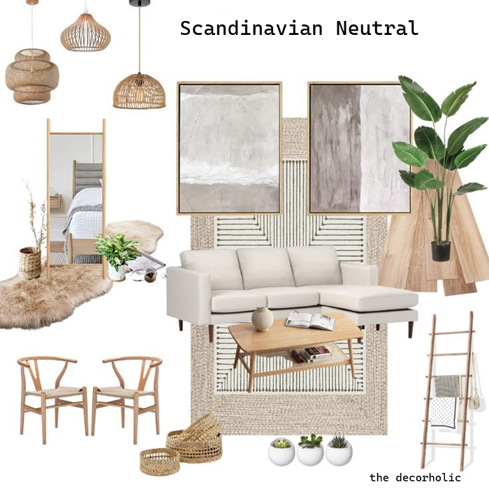 Scandinavian style living room furniture essentials