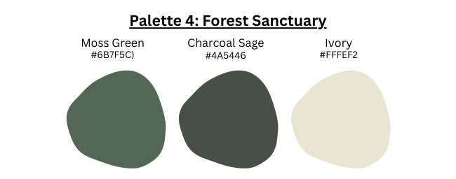 Forest Sanctuary color palette trend for 2026