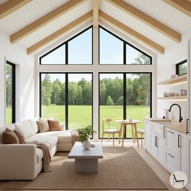 how to decorate a tiny home using vertical storage solutions