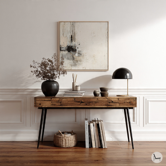 console-table-styling-tips-in-a-Nordic-foyer