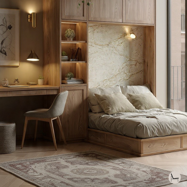 how to style a murphy bed professinally