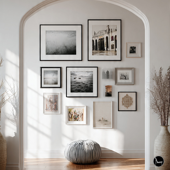 how to plan a gallery wall layout guide