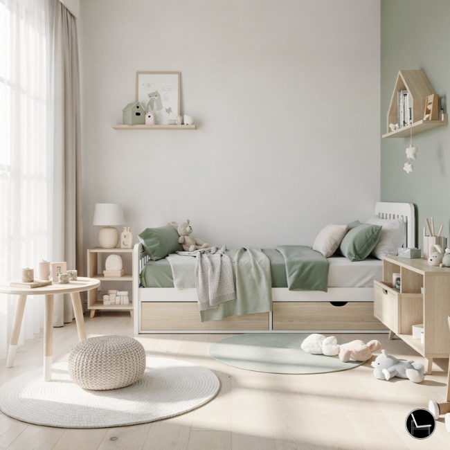color palette kids bedroom decor ideas