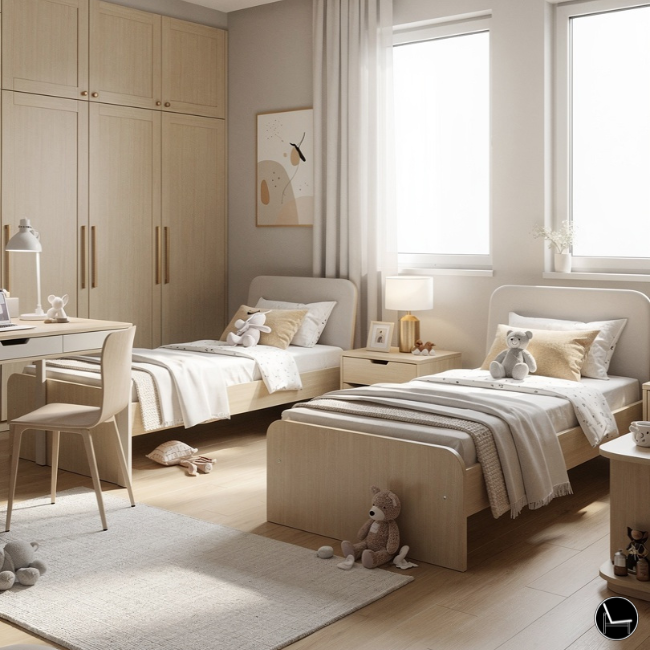 kids bedroom decor ideas for two twin beds