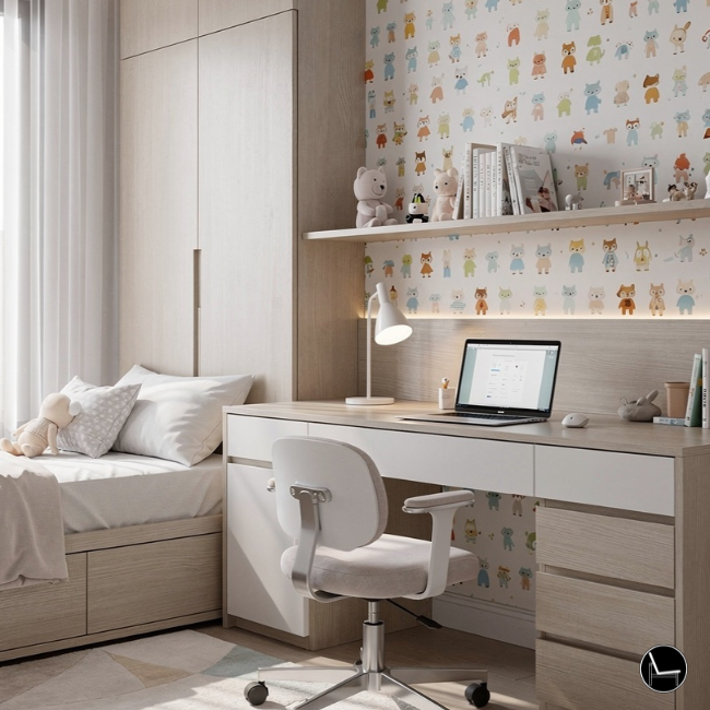 kids bedroom decor study corner